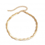 Kaelakee Feel Snake Bone Twine Style Murdumata Trendikas kullav&auml;rvi h&otilde;be