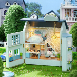 Mini Scene Mini Assamblee K&auml;sitsi valmistatud DIY puidust peen t&ouml;&ouml;lauakaunistusmaja Nukumaja &Otilde;nnem&otilde;isa loominguline m&auml;nguasi s&uuml;nnip&auml;evakingitus Size 1