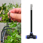 Pihustiotsik T-liitmikuga Atomiseeriv sprinkler Painduv toru Kastmisseade Taim 20cm Tube
