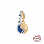 Chameleon Charms Fit Mood originaal k&auml;ev&otilde;rud 925 h&otilde;bedane tsirkoon kaheksajalg kilpkonna helmeste liblikas Firefly v&otilde;lu DIY ehete valmistamine PJT1197