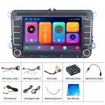 REAKOSOUND 2 Din Android autoraadio GPS VW / Volkswagen Skoda Octavia golf 5 6 touran passat B6 polo Jetta Stereo Player jaoks