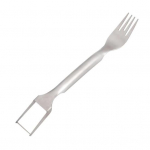 Roostevabast terasest puuviljakahvlil&otilde;ikur 2-&uuml;hes arbuusil&otilde;ikuri t&ouml;&ouml;riist kahepealise kahvliga Kerge tuuleveski l&otilde;ikur kodupeol telkimise k&ouml;&ouml;gi vidina jaoks h&otilde;be