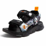 Suvised uued poiste sandaalid, poiste rannajalatsid, &otilde;pilaste vabaaja pehme tald, keskmised ja suured lastejalatsid 26 must