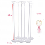 6 tk/komplekt &Otilde;hupallihoidiku alus &Otilde;hupallipulgade alus Pulma s&uuml;nnip&auml;evapeo lauakaunistus Beebi du&scaron;itarbed &Otilde;hupallitarvikud as show