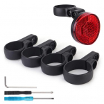 Jalgratta tagatuli AirTagi vargusevastasele Kerge veekindel &uuml;lihele maanteel m&auml;gijalgratta tagumine latern &ouml;&ouml;s&otilde;idu soojendus LED-lamp jalgratas punane