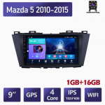 Juhtmeta autostereo raadio Carplay jaoks Mazda 5 2010-2015 Android Multimeedia Videopleier GPS Navigatsioon WIFI 2+32GB 1+16GB