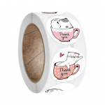 1 Rulli kulumiskindel kerge, hea loominguline muster Armas kassi dekoratiivsed pitseerimissildid pitseri kleebis Cat