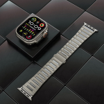 Sobib Apple Watchi 1&ndash;9 p&otilde;lvkonna/se/ultra/2 p&otilde;lvkonna Bulgari titaanist metallist kellarihmaga titaanrihmaga 38/40/41mm h&otilde;be