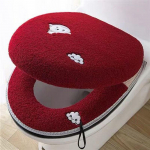 Pestav WC-istme kate kaanega, pehme lukuga kate, veekindel korduvkasutatav padi, soojema kausi kaitse, talv, 2 tk