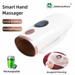 Jinkairui Wireless Hand Massager Electric Roller Massage Hot Compress Air Pressure Palm Finger Relieve Pain hand massage device