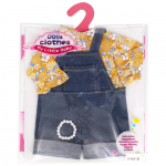 Nukur&otilde;ivaste kombinesoonid beebinukkudele, teksariiete kingad 35&ndash;43 cm nukkudele 30*15.8cm tumesinine v&auml;rv