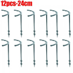 16 tk plastist taime tugivaia karkass kasvuhoone paigutus poolringikujuline fikseeritud varras siseruumide lilletaimede viinapuu ronimisklamber large size-12pcs