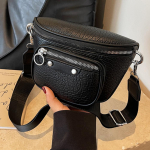 Luksuslik Disainer Sadul Naiste Rinna Kott K&otilde;rge Kvaliteediga Ristkerekotid Naiste Mood Hobo K&auml;ekott Banaanv&ouml;&ouml; Rahakott V&ouml;&ouml;tasku 19x8x14cm must