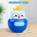 Penguin Roly Poly Beebi hammaste eemaldamise m&auml;nguasjad 6&ndash;12 kuu vanused mittetoksilised ja BPA-vabad 1pcs