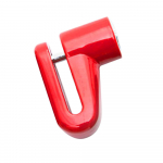 (Kung Pao kana)Turvavarguse raskeveokite mootorratta ja mopeedi t&otilde;ukeratta kettalukk one size punane