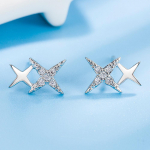 Personaalsed All-Match topeltt&auml;hega k&otilde;rvar&otilde;ngad, naiste disainiga, armsad teemantidega XINGX k&otilde;rvar&otilde;ngad, v&auml;ikesed ja lihtsad t&auml;hekujulised meteoork&otilde;rvar&otilde;ngad