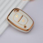 Auto TPU Shell Fob Renault Kangoo Trafic Master jaoks Nissan Interstar Primastar jaoks Opel Vauxhall Vivaro auto v&otilde;tme korpuse kate valge