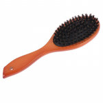 Metssiga harjastega juuksehari Naiste kammid juustele Puidust juuksehari Detangle sirgendaja hari Juuksekamm Juuksuri tarvikud helepruun v&auml;rv