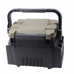 Kalastustarvete karp Multifunktsionaalne Kalamehe Tarvete Karp Plastik Paksendatud &Otilde;ngeritv Landi Hoiukorraldaja Kalastustarvikud L must