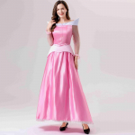 Ilu printsessi kleit Roosa Sinine Cosplay kost&uuml;&uuml;m Pikad kleidid Riietus Esinemispidu S&uuml;nnip&auml;ev Halloweeni j&otilde;ulukleit T&auml;iskasvanud naistele- L