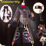 Hutao Cosplay kost&uuml;&uuml;mivorm Parukas Cosplay Animem&auml;ng Hu Tao Hiina stiilis Halloweeni kost&uuml;&uuml;mid XS