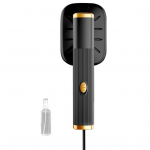 Kaasaskantav k&auml;eshoitav triikraud p&ouml;&ouml;rleva k&auml;epidemega elektriline aurutriikriik, kuiv-m&auml;rjakasutus kangakortsude eemaldaja k&auml;eshoitav aurutriikraud must