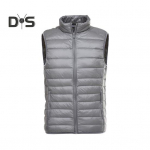 Unisex sulevest vesti krae varrukateta &uuml;hev&auml;rviline t&otilde;mblukuga plekiga puuvillane vest taskutega &Otilde;huke soe vesti mantel M must