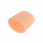 2 tk/partii silikoongeel Little Toe Tube konnasilmad villid Corrector Pinkie Protector geel Bunion varvaste s&otilde;rmekaitse geel varrukas