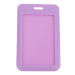 1 tk kahepoolse krediitkaardikaanega k&otilde;vast plastikust m&auml;rgihoidjad, millel on pesa &uuml;rituse t&ouml;&ouml;tajate sildi ID-kaardi hoidja passi rihm