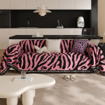 Leopardmuster Katteriie Diivanikate Kassikriimude V&auml;ltimiseks Diivanir&auml;tik Elutuba Nelja Hooaja Universaalne Diivanikatte Riie 180x130cm gray