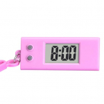 Praktiline mini elektrooniline kell Multifunktsionaalne LCD-digitaalekraan Kergekaaluline elektrooniline kell lauaarvuti tarvikud kontorisse must