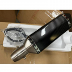 K&otilde;rge temperatuurikindel 51 mm kuusnurkne s&uuml;sinikkiust v&auml;ljalaske summuti mootorratastele Small hexagonal, Scorpio sticker