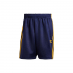 Adidas Originals Kolme Triibu V&auml;rviplokk Logo Elastne V&ouml;&ouml;koht Sirge S&auml;&auml;rega L&uuml;hikesed P&uuml;ksid Meeste L&uuml;hikesed P&uuml;ksid Tume-Sinine IM4459 S
