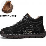 Meeste k&otilde;rged vabaajajalatsid K&auml;sitsi valmistatud pl&uuml;&uuml;sist kingad S&uuml;gis- ja talvejalatsid, pluss suurus 39-48 38 must