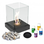 Tabletop Bio-fireplace TANGO4 black set mix must