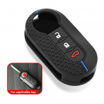 Silikoonist v&otilde;tmekohver Remote Fob auto v&otilde;tme kate Peugeot Boxeri jaoks Citroeni h&uuml;ppaja jaoks Fiat 500 Panda Ducato 500L Punto Lancia Musa jaoks punane