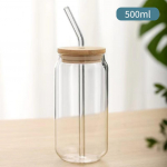 550 ml/350 ml klaastass kaanega ja k&otilde;rrega l&auml;bipaistev mulli teetass, mahl, klaas&otilde;lu, piimapurk Mocha tassid hommikus&ouml;&ouml;gikruus joogin&otilde;ud 500ml+ With Lid + Straw