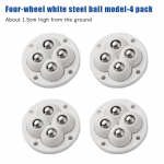 4 tk isekleepuvat t&uuml;&uuml;pi vaigistuskuuliga universaalsed rattam&ouml;&ouml;bli peidetud p&otilde;hjaga rattad p&ouml;&ouml;rleva rihmaratta rattad majapidamistarvikud