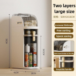 Vannitoa hoiukapp - Paigaldusvaba WC-sahtel Closestool Crice Rack Ultra Kitchen Kitchen Organiser riiulid