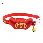 Lemmiklooma kaelarihm Hiina stiilis kost&uuml;&uuml;m pidulik kassipoeg koerad festivali dekoratsioon kaelarihm