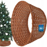 Panier de Sapin de no&euml;l en osier &Oslash; 60 cm - Jupe de sapin de No&euml;l couleur naturelle - KOTARBAU&reg;