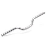 Alumiiniumisulamist jalgrataste juhtraud, lame kang, 22,2 mm klamber, 520 mm pikkus maanteeratturite jaoks, lamedate p&uuml;stikutega juhtraudade vahetus must