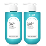 Dalif Better Root Cooling Scalp Shampoo Apple Mint Flavor, 500ml, 2 units blue