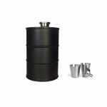 25 untsi Creative My Water Bottle Whisky Flagon kaasaskantav roostevabast terasest 304 alkohoolse joogi puusakolb 25oz roheline