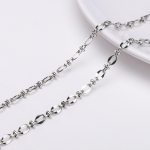 1-meetrine roostevabast terasest l&uuml;likett P&otilde;hiline punk-kett kaelakee k&auml;ev&otilde;ru ehete valmistamise tarvikute jaoks 11 4.5mm