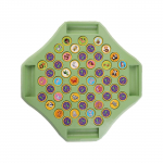 Loomade &uuml;mberp&ouml;&ouml;ratav male m&auml;lumalem&auml;ng, topeltmultiline &uuml;mberp&ouml;&ouml;ratav kaardimalelaud, 54 mustrilise kaardiga, loov sobitamine neljale m&auml;ngijale One Size