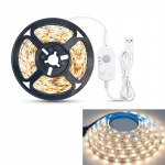 5V 2835 LED-riba 60LEDs/m USB juhtmevaba PIR-andur Painduv LED-lindi lint &ouml;&ouml;lamp magamistoa kapi jaoks treppide riidekapi baari jaoks 1M valge