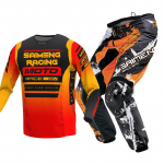motokrossi k&auml;igukomplekt lastele 4 5 6 7 8 9 10 11 12 13 aastat Noor laps Mootorrattapoiss t&uuml;druk Jersey Pant Kits v&otilde;istluskost&uuml;&uuml;m Off-road Enduro MX MTB S-20
