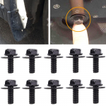 10x Range Roveri 2002-2012 Freelander 2 LR2 mootorialuse M6 poldid Kruvid Pritsmekaitse kaitseraua poritiiba klambrid