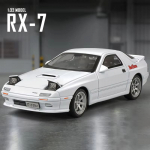 Uus 1:32 Mazda RX7 AE86 Mazda MX5 Sulamist Metallist Valatud Auto Mudel M&auml;nguauto S&otilde;iduk Heli ja Valgus Lapsed Poiss M&auml;nguasi Kingitus Kollektsioon Kaunistused valge